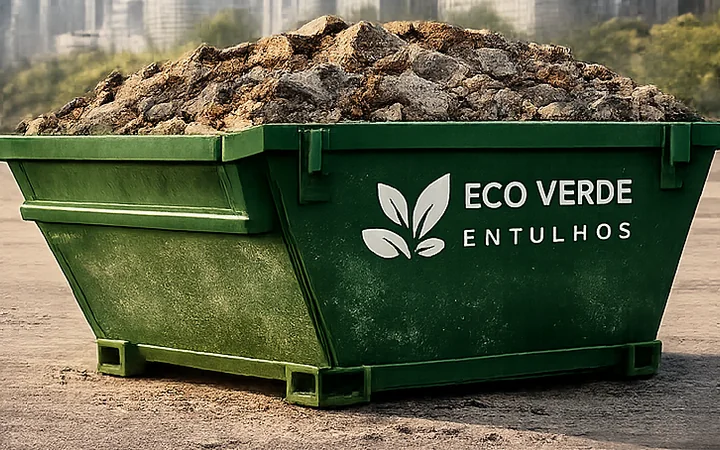 Caçamba Eco Verde 10m³