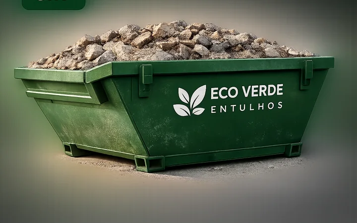 Caçamba Eco Verde 3m³