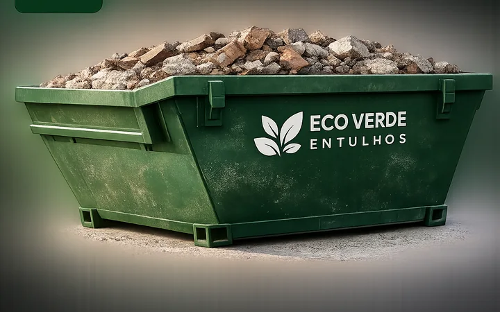 Caçamba Eco Verde 5m³